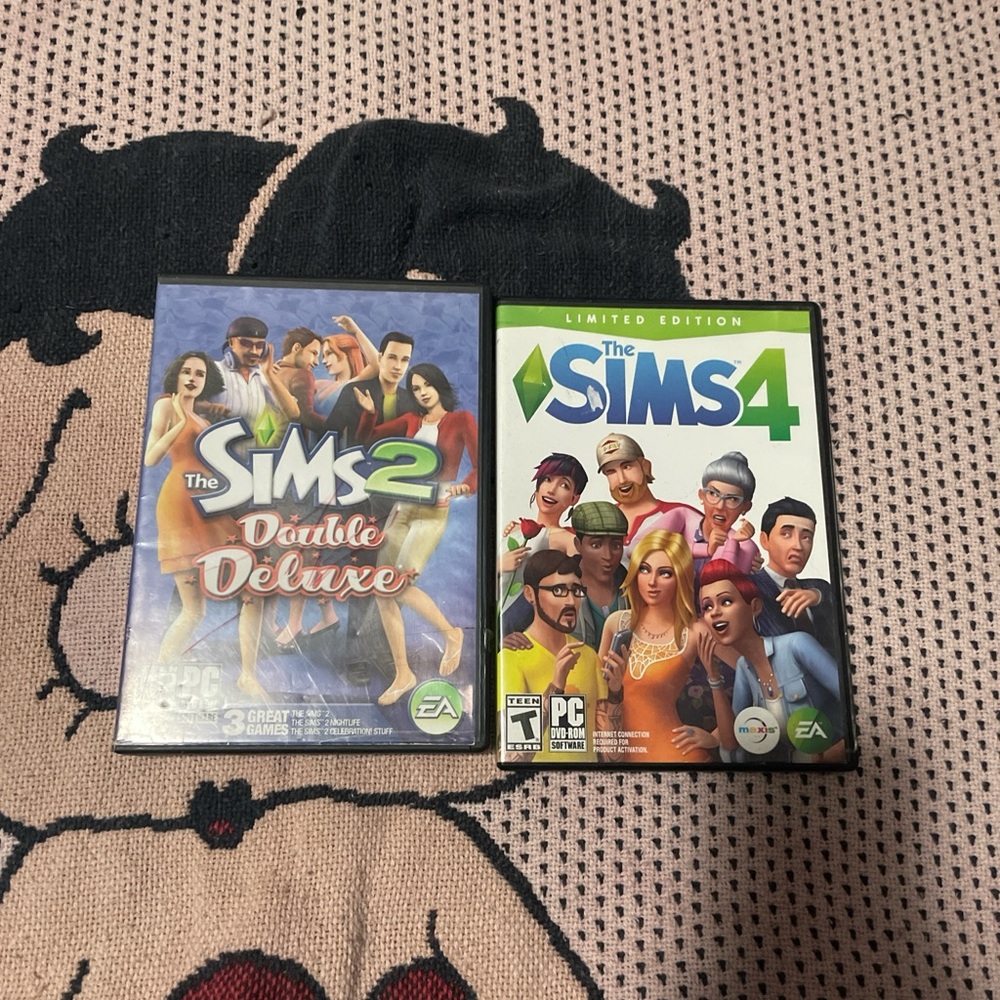 The Sims 2 Double Deluxe & The Sims 4 Limited Edition PC Games